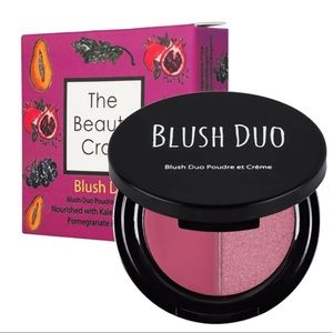 Cream to powder blush duo
